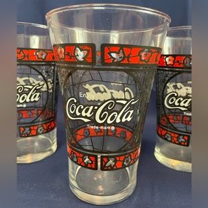 Vintage 70's Coke Glasses